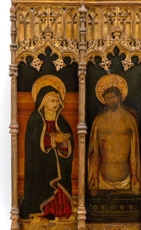 Triptychon. Wohl Deutschland, um 1450/1500 und später - Foto 2