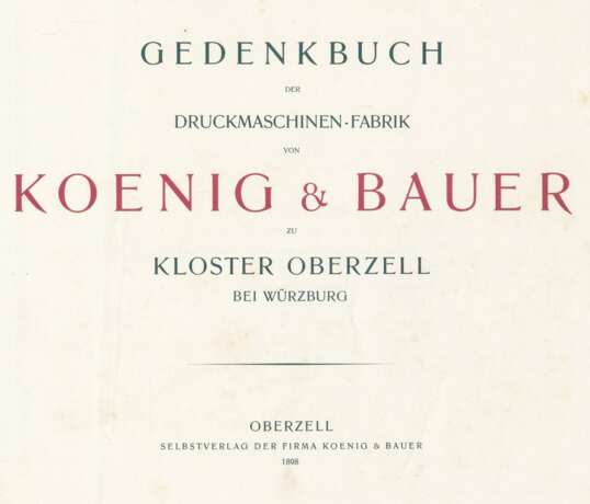 Koenig & Bauer. - photo 1