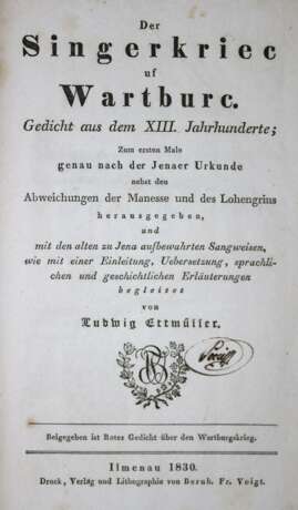 Ettmüller, L. (Hrsg.). - Foto 1