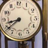 Часы Kieninger & Obergfell 400 дневный/годовой завод Германия 1930-е - фото 8