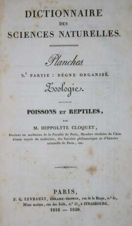Dictionnaire des sciences naturelles, - Foto 1
