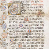 Illuminierte Buchseite. 15. Jahrhundert - Foto 1