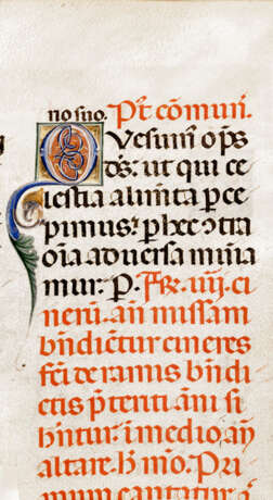 Zehn Fragmente aus Stundenbüchern u.a.. 15. Jahrhundert - Foto 3