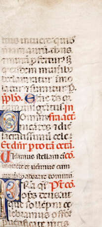 Zehn Fragmente aus Stundenbüchern u.a.. 15. Jahrhundert - Foto 4