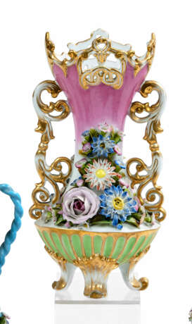 JACOB-PETIT (1796-1868) Vase de mariée e … - photo 1