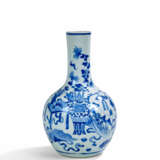 CHINE circa 1900 Vase bouteille en porce … - фото 1