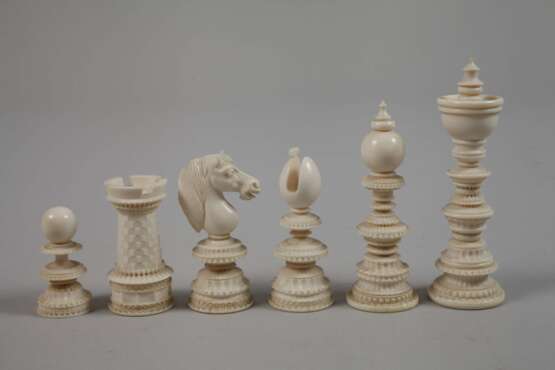 Schachspiel Elfenbein - Foto 2