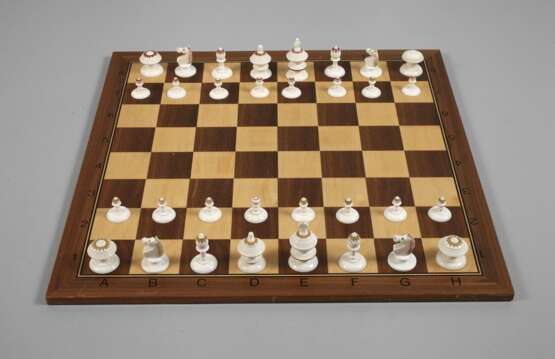 Schachspiel Elfenbein - Foto 1
