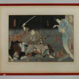 Farbholzschnitt Kunisada Utagawa - photo 2