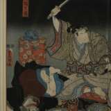 Farbholzschnitt Kunisada Utagawa - photo 3