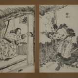 Katsushika Hokusai, Zwei Holzschnitte - photo 2