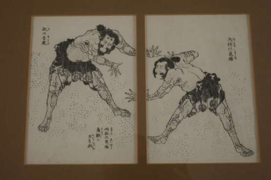 Katsushika Hokusai, Zwei Holzschnitte - photo 4