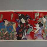 Farbholzschnitt Kunisada Utagawa - Foto 2