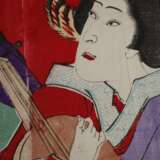 Farbholzschnitt Kunisada Utagawa - Foto 6