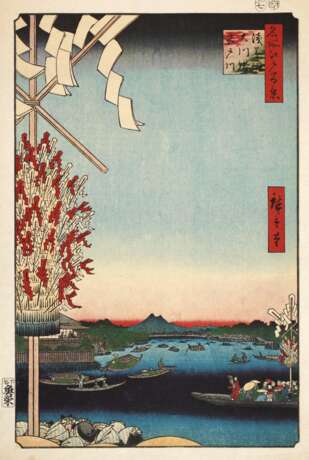 Farbholzschnitt Utagawa Hiroshige - Foto 1