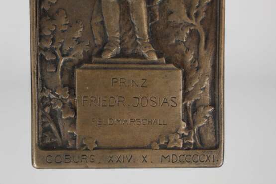 Plakette Prinz Friedrich Josias - Foto 3