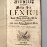 Fortsetzung des allgemeinen Historischen Lexici - Foto 1