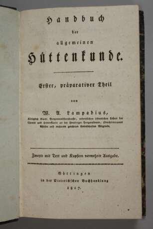 Handbuch der allgemeinen Hüttenkunde - photo 2