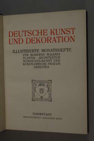 46 Bände Deutsche Kunst und Dekoration - Foto 2