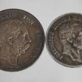 Zwei Silbermünzen Sachsen - Foto 1