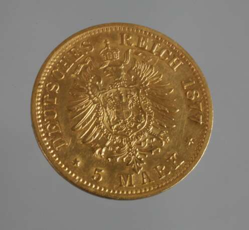 5 Mark Gold Württemberg - Foto 3