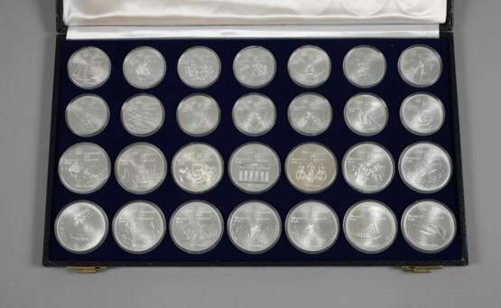 Konvolut Silbermünzen Olympiade Montreal 1976 - photo 1