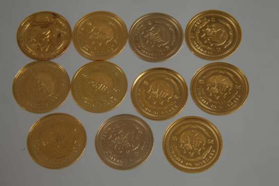 Elf Münzen Gold 999 - Foto 4
