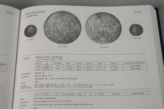 Zwei Münzbücher Bergbaugepräge - Foto 3
