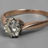 Damenring mit Brillant von 1,03 ct - photo 1