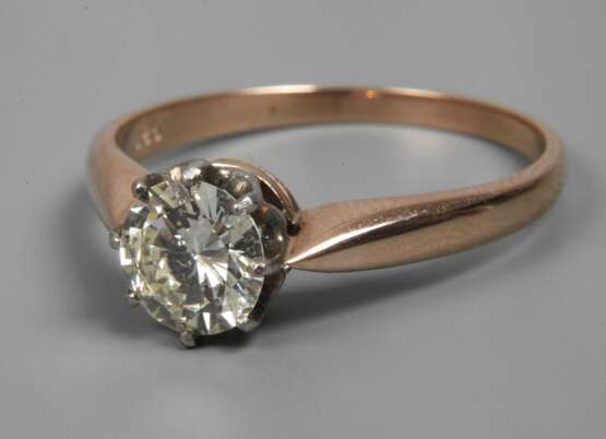 Damenring mit Brillant von 1,03 ct - photo 1