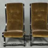 Paar viktorianische Slipper Chairs - photo 2