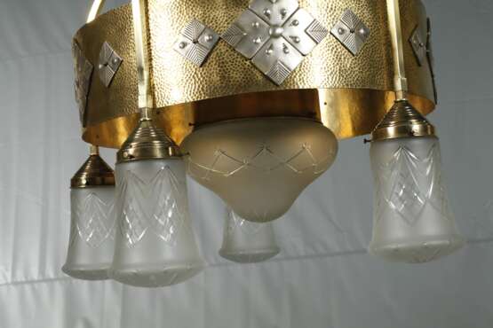 Große Deckenlampe Jugendstil - photo 3