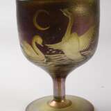 Schmid-Jacquet Pokalglas mit Schwanenmotiven - photo 2