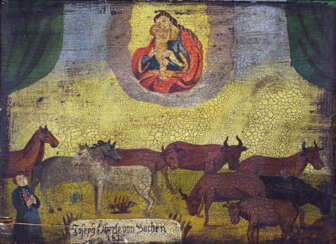 EX VOTO, BEZEICHNET JOSEPH ÖBERLE. DATIERT 1815