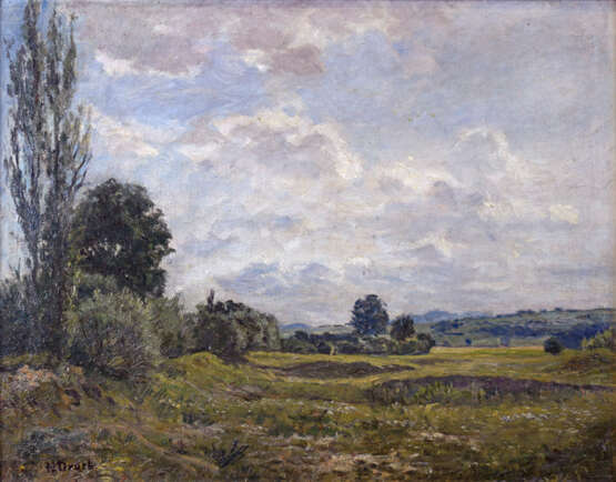 BEZEICHNET H. DRÜCK. SCHWÄBISCHE LANDSCHAFT - photo 1