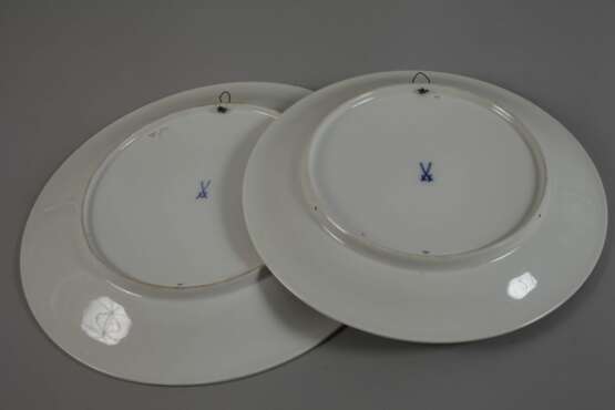 Meissen zwei Wandteller "Frucht-/Blumenbukett" - photo 2