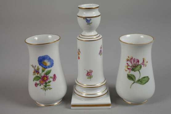 Meissen Konvolut Blumenmalerei - photo 2