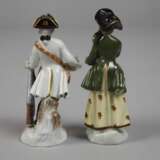 Meissen-Miniaturen "Jäger" und "Jägerin" - фото 2