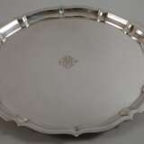 Silber Tablett Chippendale - photo 2