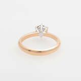 Solitär- Ring mit einem Diamant Brillant 0,83 ct, - Foto 4