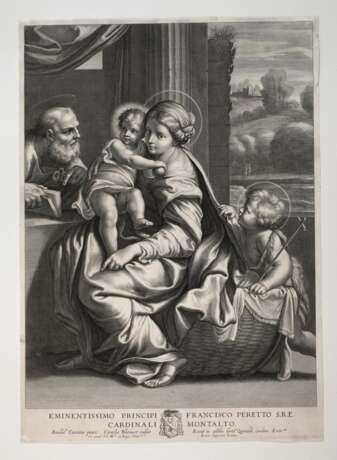 Cornelis Bloemaert II, "Die heilige Familie" - Foto 1