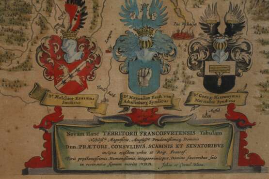 Johann Cornelius Blaeu, Karte Frankfurt am Main - фото 3