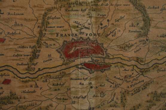 Johann Cornelius Blaeu, Karte Frankfurt am Main - Foto 6