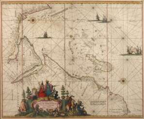 Frederick de Wit, Karte Küste von Ostindien