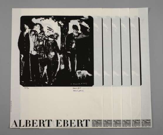 Albert Ebert, Konvolut Plakate - фото 1