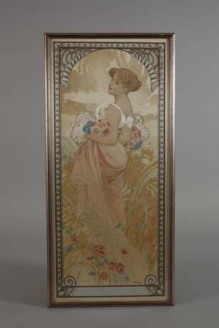 Alfons Mucha, "Der Sommer" - фото 2