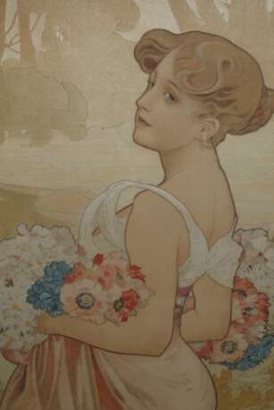 Alfons Mucha, "Der Sommer" - фото 4