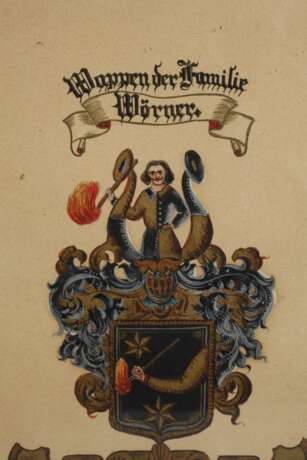 Christian Kurz, "Wappen der Familie Wörner" - photo 3