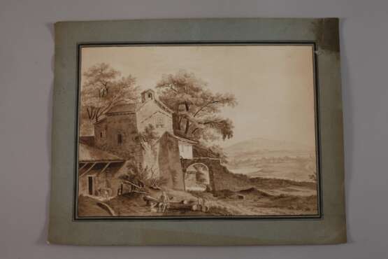 G. Ducret, Italienische Landschaft - photo 2