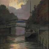 Otto Lambert, Abend am Kanal - photo 1